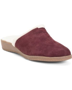 TJ Maxx Suede Jam Slides For - Red