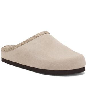 TJ Maxx Nubuck Leather Faris Clogs For - White