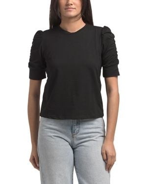 TJ Maxx Skippy Top For Spandex/Cotton/Polyester - Black