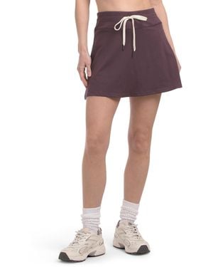 TJ Maxx Draw String Waist Skort, Spandex/Polyester - Purple