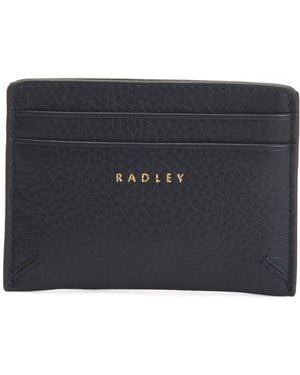 TJ Maxx Leather Dukes Place Small Card Holder For - Blue