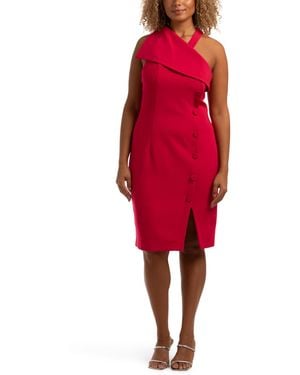 TJ Maxx Lakelyn Sheath Dress For Viscose - Red