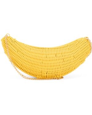 TJ Maxx Banana Clutch With Chain Strap For Leather - Yellow