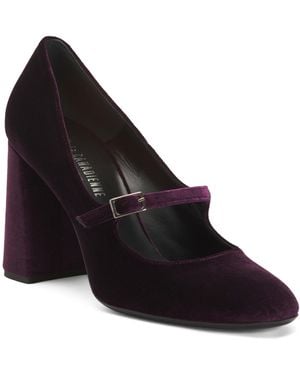 TJ Maxx Ready Mary Jane Pumps For Leather - Black