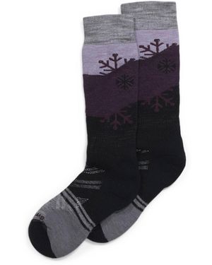 TJ Maxx Ski Full Cushion Snowpocalypse Socks For Nylon/Merino Wool - Blue