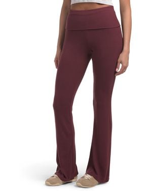 TJ Maxx Flare Pull On Sweatpants For Spandex/Rayon - Red