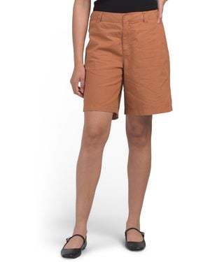 TJ Maxx Linen Blend Velma Shorts For Cotton/Linen - Multicolor
