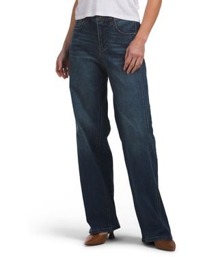 TJ Maxx Wide Leg Jeans For Spandex/Cotton/Polyester - Blue