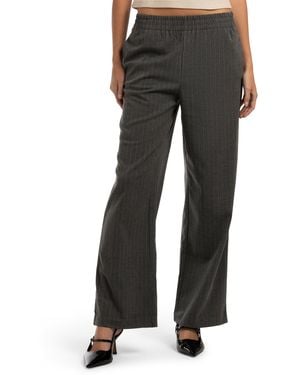 TJ Maxx 4-Way Stretch Pull On Straight Leg Pants For Spandex/Polyester/Viscose - Gray