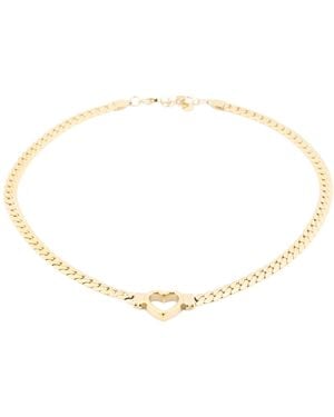 TJ Maxx Plated Nobu Heart Chain Necklace - White