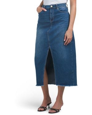 TJ Maxx Maxi Skirt For Cotton/Polyester - Blue