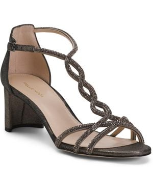 TJ Maxx Leather Vae Low Heels For - Metallic
