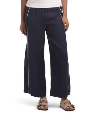 TJ Maxx Linen Sporty Pants For - Blue