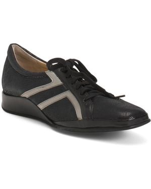 TJ Maxx Narrow Suede Ecco Sneakers For - Black