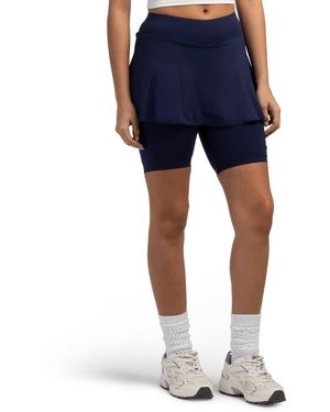 TJ Maxx Upf 50 Jan Bermuda Skort, Nylon - Blue