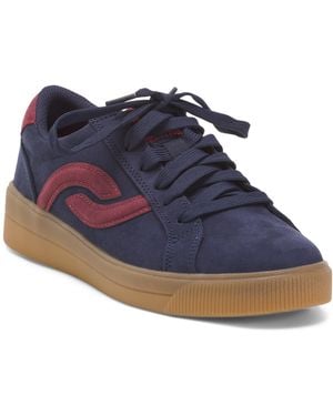 TJ Maxx Wide Viv Next Sneakers For Suede - Blue