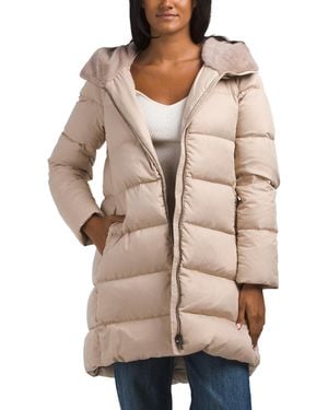 TJ Maxx Heavyweight Puffer Coat, Polyester - Natural