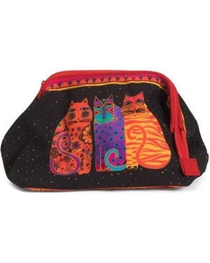 TJ Maxx Large Cosmetic Bag For Leather - Red