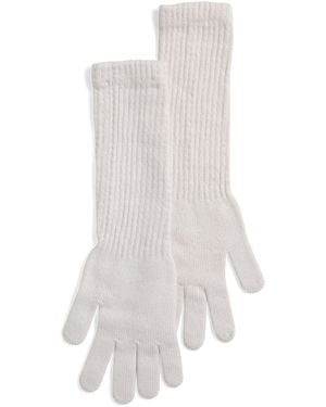 TJ Maxx Cashmere Long Gloves For - White