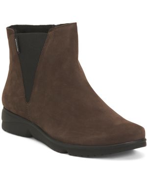 TJ Maxx Nubuck Leather Rafaelle Booties For - Brown
