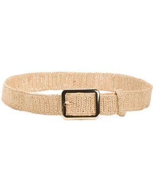 TJ Maxx Raffia Belt For - Natural