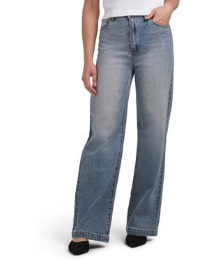 TJ Maxx 94 Wide Caitlin Jeans For Cotton/Polyester/Viscose - Blue