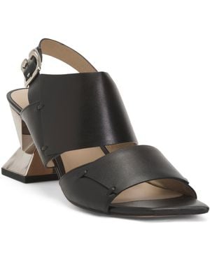 TJ Maxx Rene Heeled Sandals For Leather - Black
