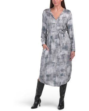 TJ Maxx Dress For Viscose - Gray