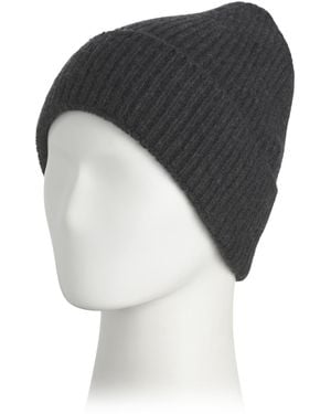 TJ Maxx Cashmere Mini Rib Beanie For - Gray