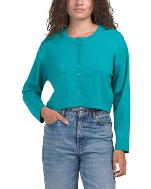 TJ Maxx Virgin Wool Knit Top For - Blue