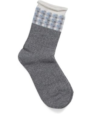 TJ Maxx Winterhaven Crew Socks For Polyester/Acrylic/Cashmere - Gray