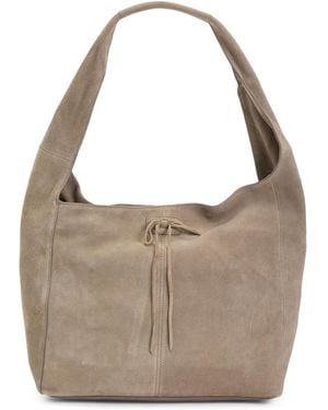 TJ Maxx Suede Clem Hobo For - Gray