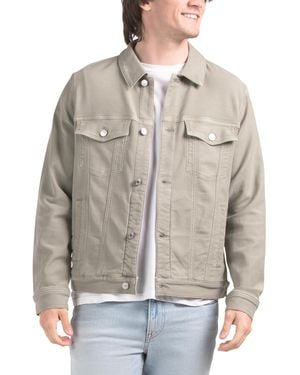 TJ Maxx Denim Jacket For Spandex/Cotton/Polyester - Gray
