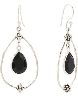 TJ Maxx Sterling Plated Brass Earrings - Metallic