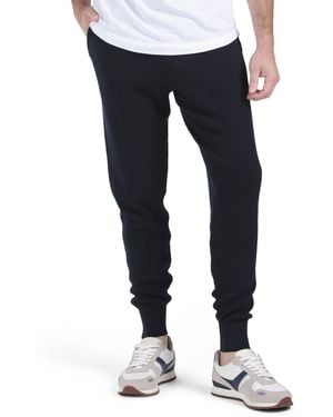 TJ Maxx Cotton And Cashmere Blend Waffle Knit Sweatpants For Cotton/Cashmere - Blue