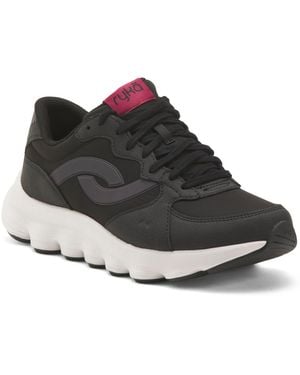 TJ Maxx Wide Podflow Retro Walking Sneakers For - Black