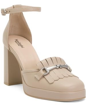TJ Maxx Leather Pumps For - Natural