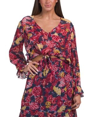 TJ Maxx Kasimira Top For Viscose - Red