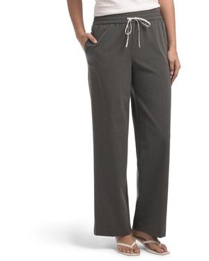 TJ Maxx 4 Way Stretch Straight Leg Pull On Pants For Spandex/Polyester/Viscose - Gray