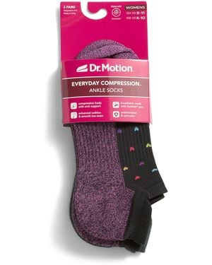TJ Maxx 2Pk Mini Hearts Ankle Socks For Nylon/Spandex/Cotton - Pink