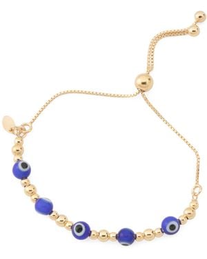 TJ Maxx Plated Murano Glass Evil Eye Bracelet For - Blue