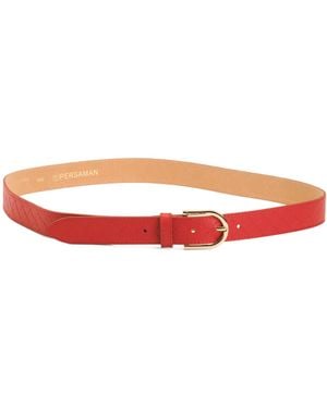 TJ Maxx Leather Quilted Belt For Leather - Red