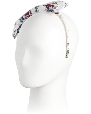 TJ Maxx Floral Headband - White