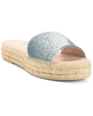 TJ Maxx Espadrille Slide Sandals For - Blue