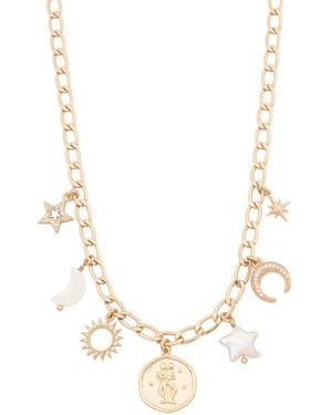 TJ Maxx Gemini Charm Necklace - Natural