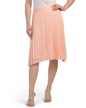 TJ Maxx Pleated Skirt For Polyester - Pink