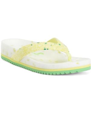 TJ Maxx West Beach Recycled Flip Flops For - Yellow
