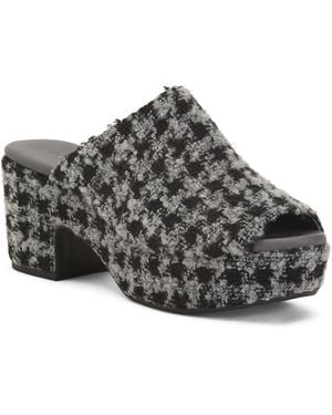 TJ Maxx Gwyn Heeled Mules For Leather - Brown