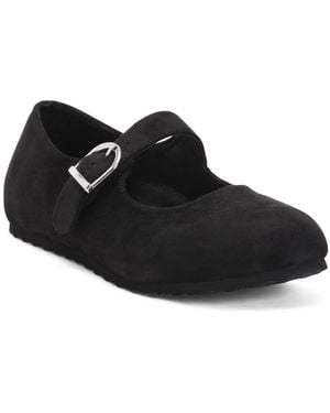 TJ Maxx Lullaby Maryjane Flats For Suede - Black