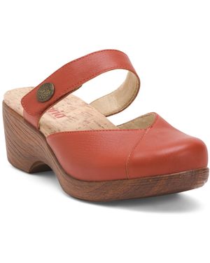 TJ Maxx Leather Sydni Comfort Heels For - Pink